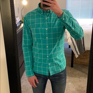 Hollister Green Plaid 💚